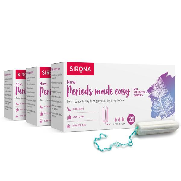 Sirona FDA Approved Premium Digital Tampon (Medium Flow) 60 Tampon (3