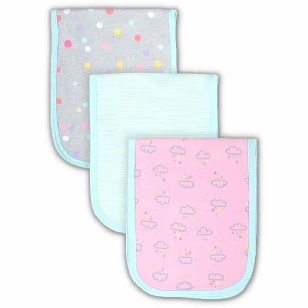 TuddyBuddy 100 Cotton Terry Burp Cloths Towel Napkins for Babies, Baby