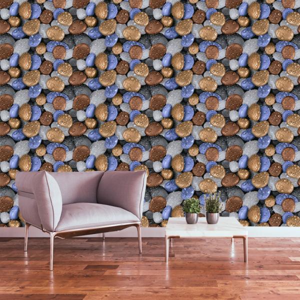 Bnezz Self Adhesive Wallpaper & Wall Stickers Model (WaterBall) Pack of 1  Roll Length 300cm Width 40cm Wallpaper for Walls - JioMart