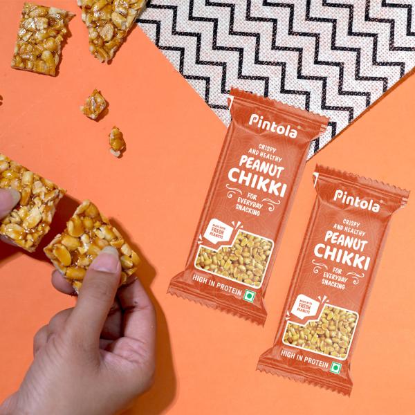 Pintola Peanut Chikki Jar Pack of 13 Pcs JioMart