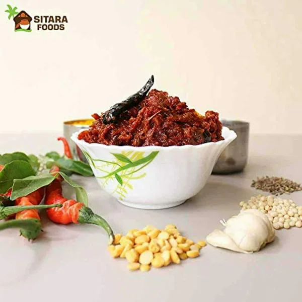 SITARA FOODS Red Chilli Pickle Home Made 250 g JioMart
