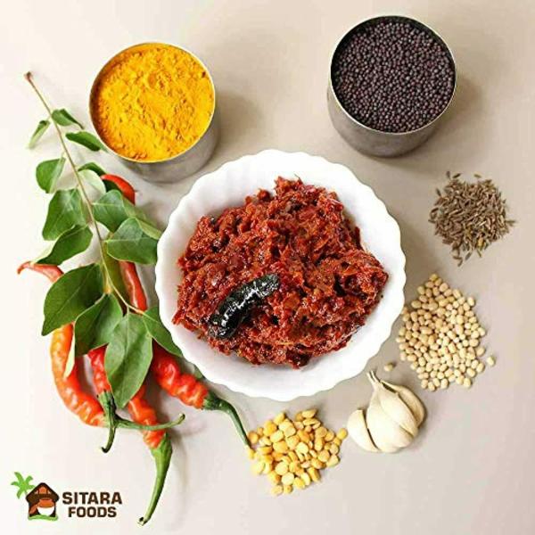 SITARA FOODS Red Chilli Pickle Home Made 250 g JioMart