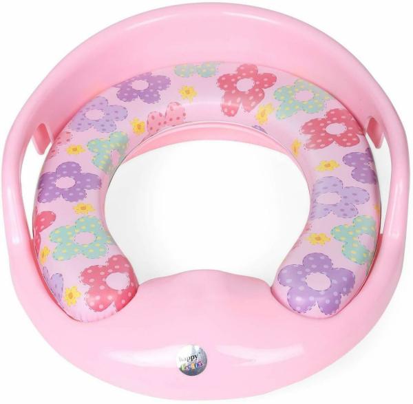 Nabhya Soft Cushion Baby Potty Seat with Handle and Back Support Toilet