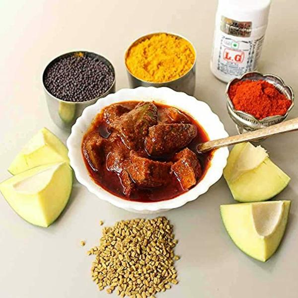 SITARA FOODS Mango Pickle Without Garlic Home Made 250 g JioMart