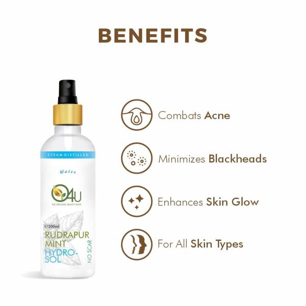 O4U Rudrapur Mint Hydrosol, 200 Ml JioMart