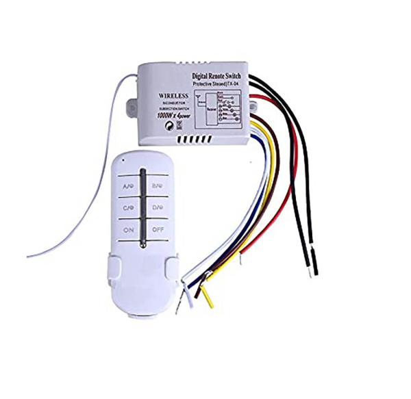 ALUCIFIC 220V240V Light Digital Wireless Wall Switch with Remote