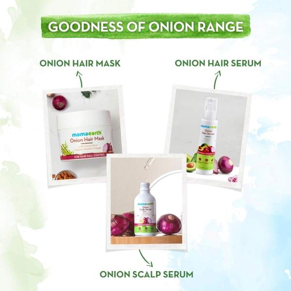 Mamaearth Onion Hair Oil for Hair Growth & Hair Fall Control with
