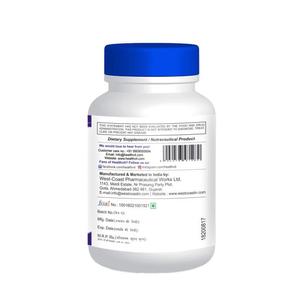 Healthvit Potassium Chloride 99MG 60 Tablets JioMart