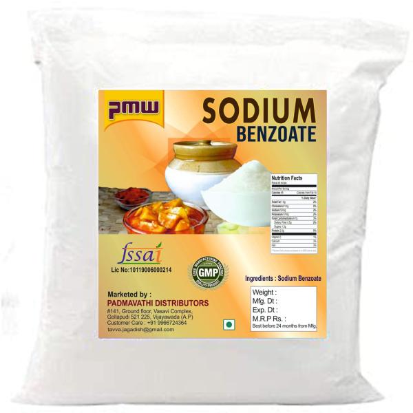 Pmw Grade A Quality Sodium Benzoate Food Grade Alkaline Salt or
