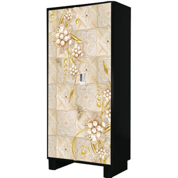 WallWear Almirah Stickers Self Adhesive Almirah Door Sticker