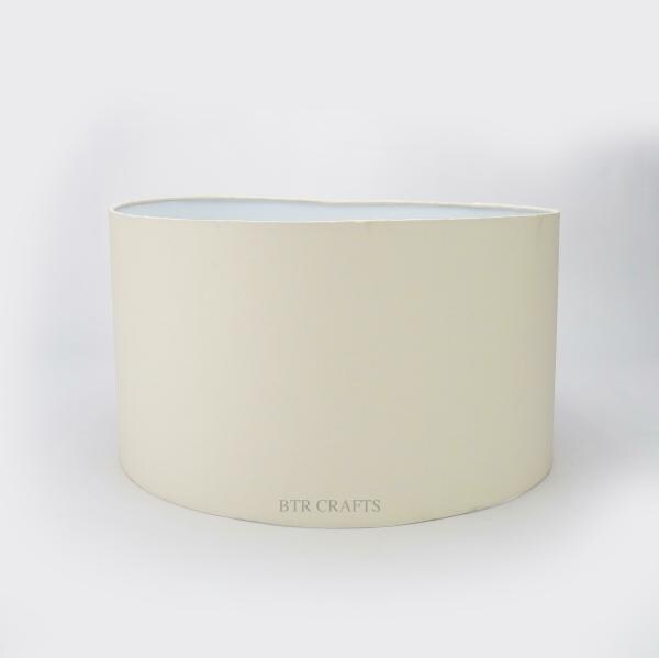 Btr Crafts Cream Cotton Texture Drum Hanging Lamp Shades (18 Inch