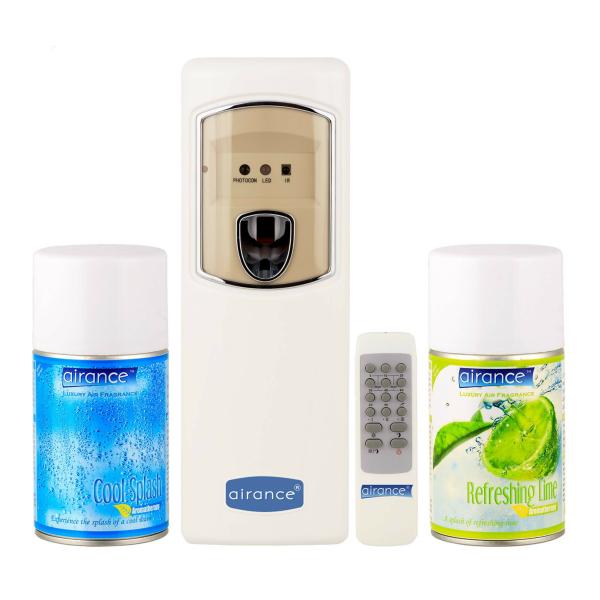 Airance Air Freshener Dispenser With Remote & Refill 250 ml (Pack of 3