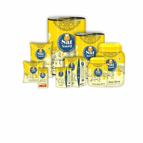 Sat Amrit Desi Cow Ghee Indian Cow Ghee Pure, Natural & Healthy Pure