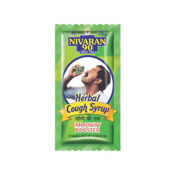 Nivaran 90 Herbal Cough Syrup( 48 Sachets ) JioMart