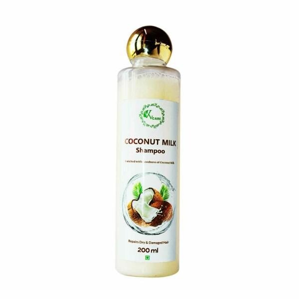 VV CARE Coconut Milk Shampoo 200ml Enriched with Goodness of Coconut