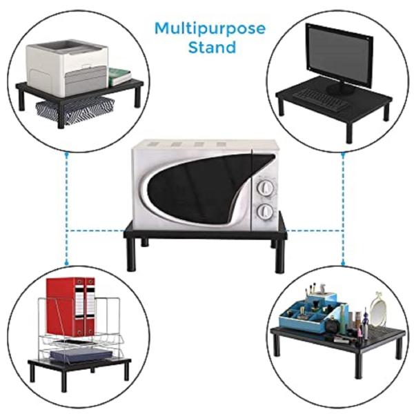 VM BOND Heavy Metal Universal Microwave Oven Fix Stand for Kitchen