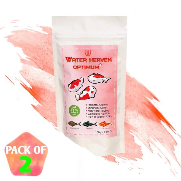 water heaven Optimum+ 200gm 0.8mm mini pellets 0.2 kg Dry Adult, New Born, Senior, Young Fish