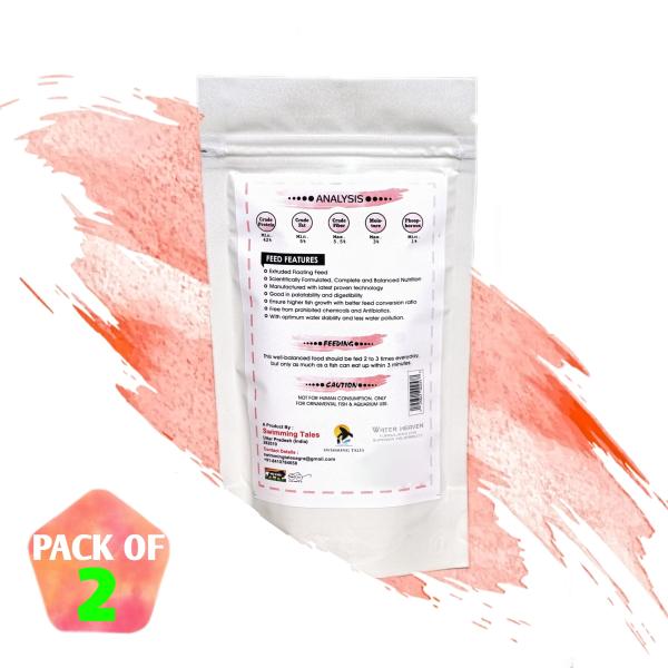 water heaven Optimum+ 200gm 0.8mm mini pellets 0.2 kg Dry Adult, New Born, Senior, Young Fish