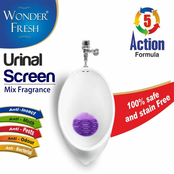 Wonder Fresh Urinal Screen Mat Assorted Fragrance Pack of 6 JioMart