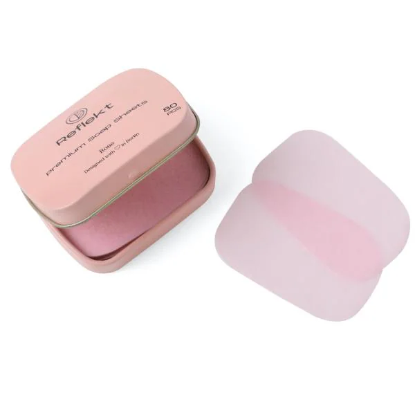 Travel Hand Soap Sheets Rose (Pack of 80 sheets) JioMart