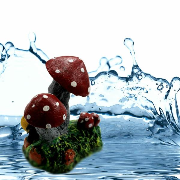 Jainsons Pet Products Artificial Mushroom Ornament for Aquarium Fish