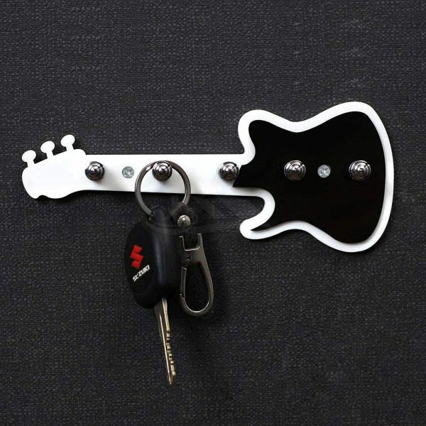 Indeed Acrylic Guitar Key Holder/Key Stand/Key Hook for Home Acrylic