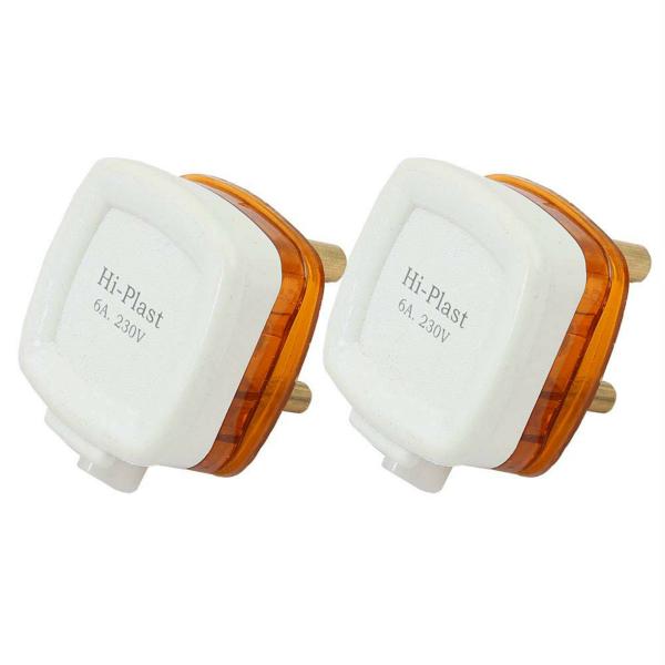 Hi-Plasst 6A 3 Pin Top Square Indicator Model For Iron, Tv, Home Theatre,  Speakers, Hair Dryer And Straightener - JioMart