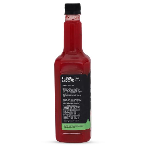 GOOD&MOORE Chilli Guava flavor syrup for refreshing coolers, cocktails