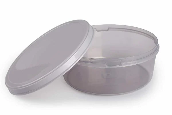 Nayasa Transparent Round Box for khakhra Papad Chapati Roti Storage Box ...