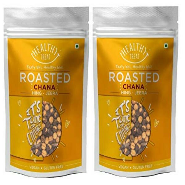 Healthy Treat Roasted Chana Hing Jeera 400 gm (Pack of 2, 200 gm Each