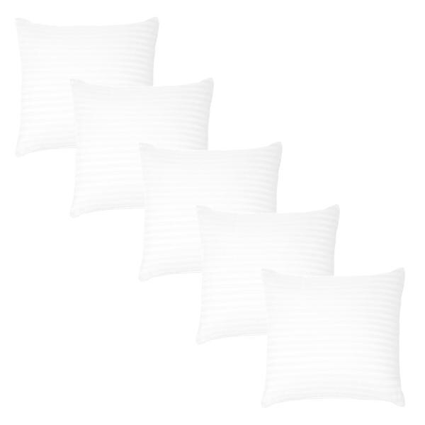 JAMUWAL Microfiber Striped Cushion Filler Size 18 x 18 Pack of 3 JioMart