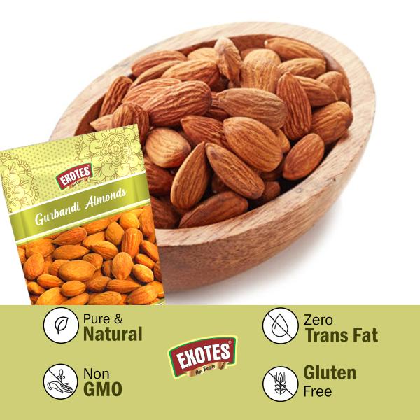 Exotes Gurbandi Almonds 200 g JioMart