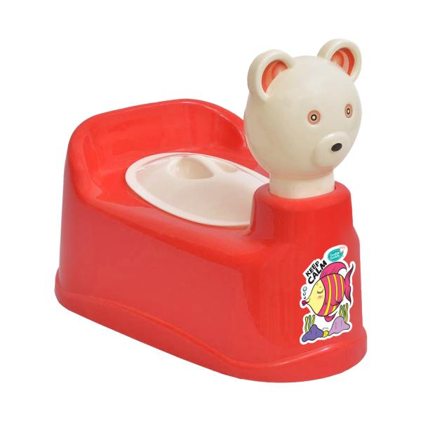 CHILD TOILET SEAT Red POTTY TRAINING SEAT CHAIR REMOVABLE LID KIDS BABY NEW 