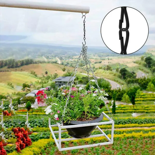 Hasthip Black Stainless Steel Swivel Hooks Clips For Windsocks, Wind