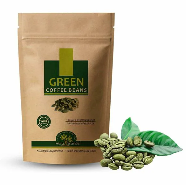 Herb Essential Unroasted And Decaffeinated Arabica Wild Grown Green