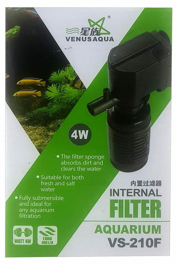VENUS AQUA VS210F Aquarium Internal Filter for Small Mini Tank (1020