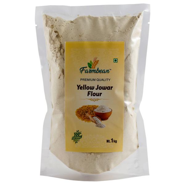 Farmbean Millets Flour Combo 4Kg( Pack of 4)White Jowar Flour,Yellow