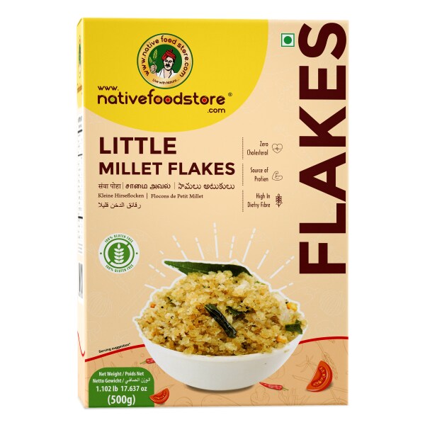 Millet Flakes ComboSamai /Little Millet Flakes 2 pcs (500gms x 2