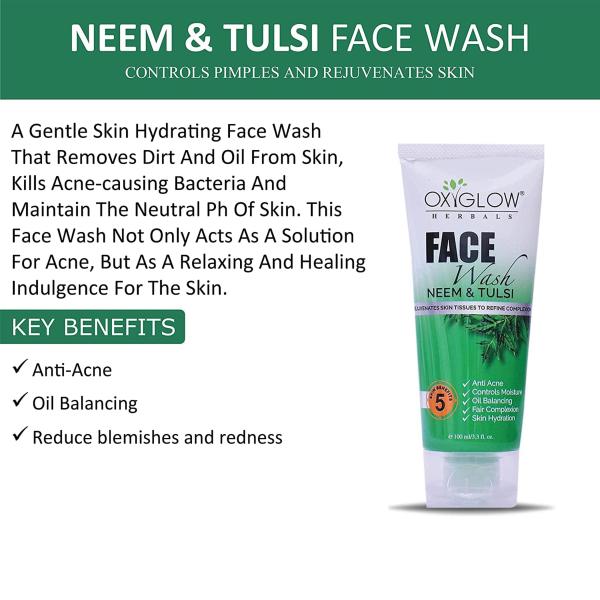 Oxyglow Herbals White Herbals Charcoal Face Wash 100 Gm And Herbals