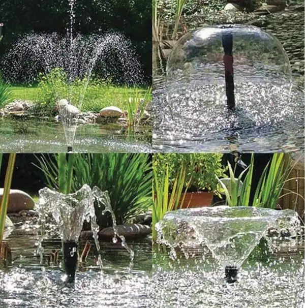 DESPACITO Water Fountain Nozzle kit Extension for Garden and Pond