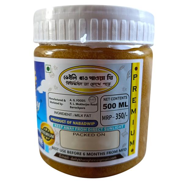 Daily Khao Pure Bengali Cow Ghee 2 Litre (500ml Pack of 4) JioMart