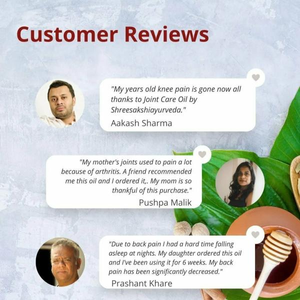 Shree Sakshi Ayurveda Guruji Joint Care Oil Cure for Joint Pains