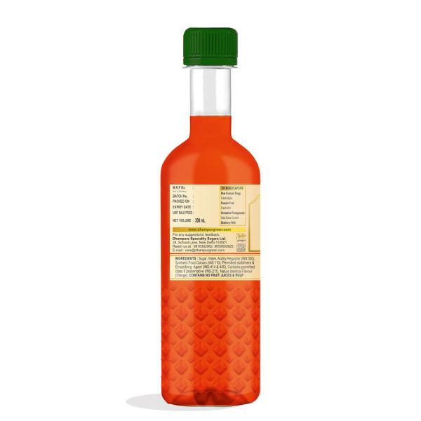 Dhampur Green Fruitales Tangarine Orange Mocktail Syrup 300ml Each