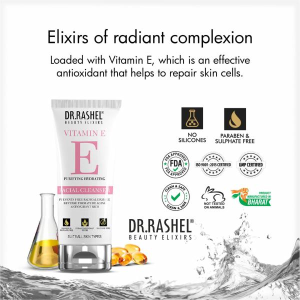 DR. RASHEL VITAMIN E FACIAL CLEANSER WHICH PURIFIES & HYDRATES