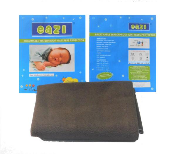 Eazi Coffee Brown Waterproof Reusable Baby Quick Dry Sheet Bed