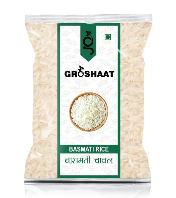 Groshaat Best Quality Basmati Rice 5Kg (Packing) Basmati Chawal (5000