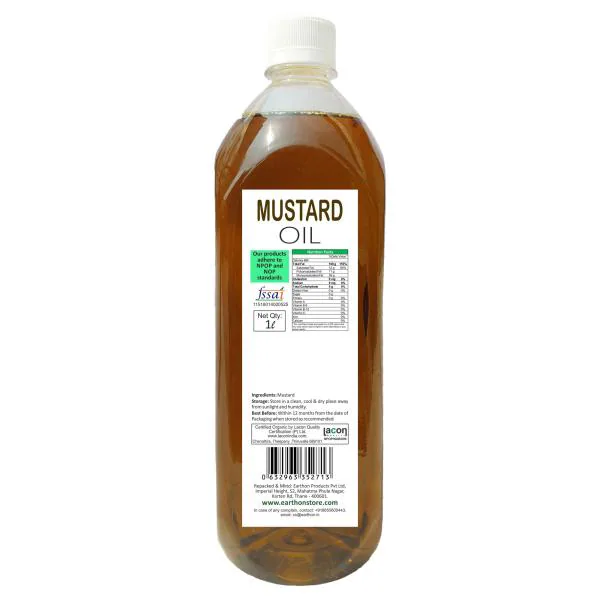 Organic Mustard Oil (Rai Tel) 1L JioMart