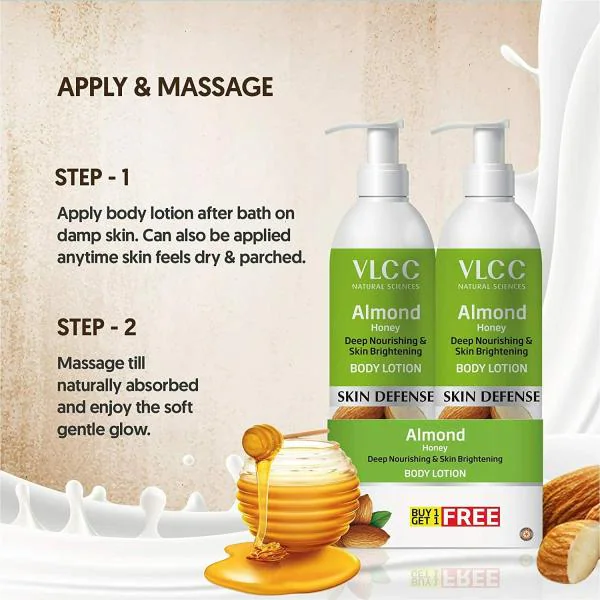 VLCC Almond Honey Deep Nourishing Skin Brightening Body Lotion Buy 1
