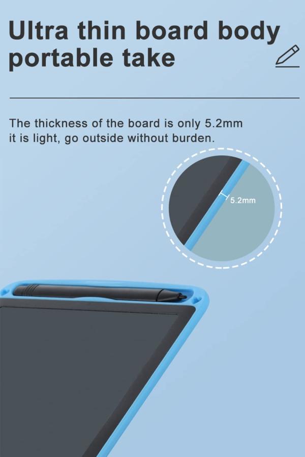 Learning LCD Tablet Pad ReWriting Paperless Digital Notepad Board 8