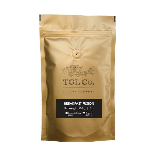 TGL Co. Breakfast Fusion A Blend of Arabica and Robusta Coffee French